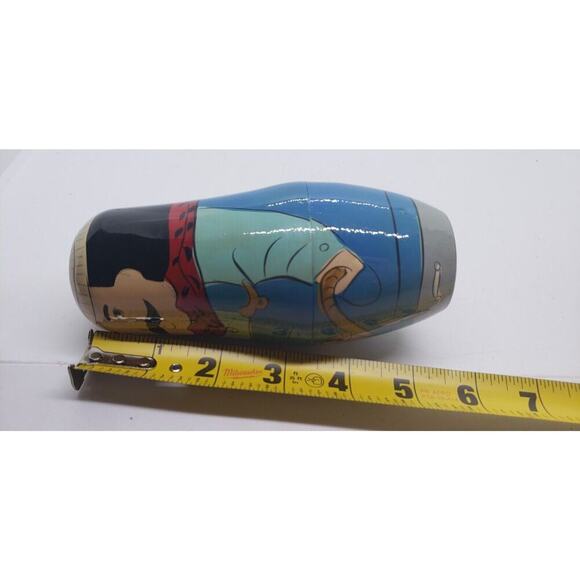 Rare Russian nesting doll set hand painted Business men workers trade Mechanic - Picture 12 of 12